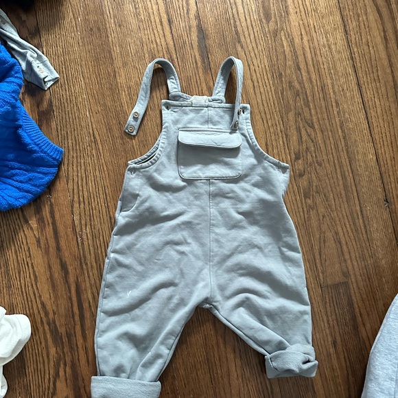 Mango Stylish Gray Kids Overalls 12-18M - Picture 1 of 4